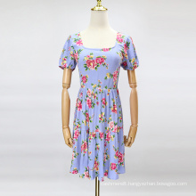 short sleeve round neck dress